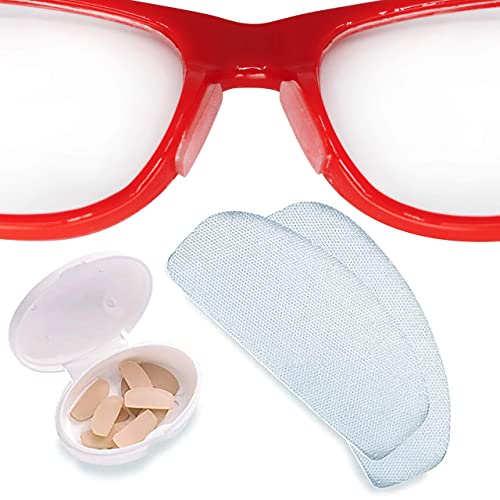 Setex Gecko Grip 1mm Anti Slip Eyeglass Nose Pads, (5 Clear Pair) USA Made, I...