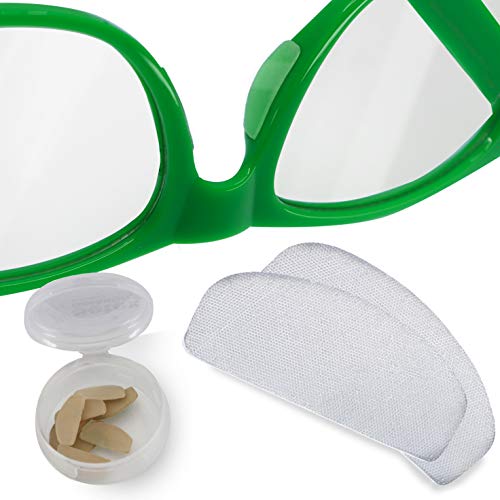 Setex Gecko Grip Ultra-Thin 0.6mm Anti Slip Eyeglass Nose Pads, (5 Clear Pair...