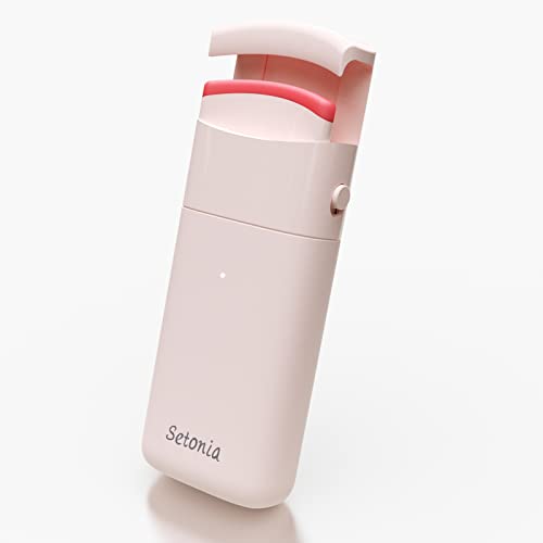 Heated Eyelash Curler,Electric Eyelash Curler with Silicone Pad,Eyelash Curle...