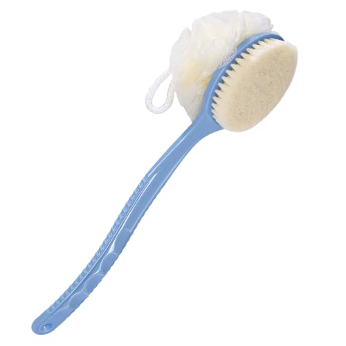 SetSail Shower Body Brush with Bristles and Loofah, Body Scrubber with Long H...