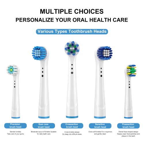 SetSail Toothbrush Heads 10 Pack Electric Toothbrush Replacement Heads for Or...