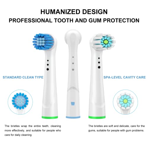 SetSail Toothbrush Heads 10 Pack Electric Toothbrush Replacement Heads for Or...
