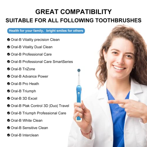 SetSail Toothbrush Heads 10 Pack Electric Toothbrush Replacement Heads for Or...