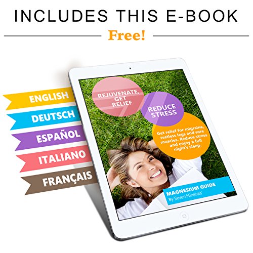 Natural Magnesium Cream for Pain Calm, Leg Cramps, Sleep & Muscle Soreness. W...