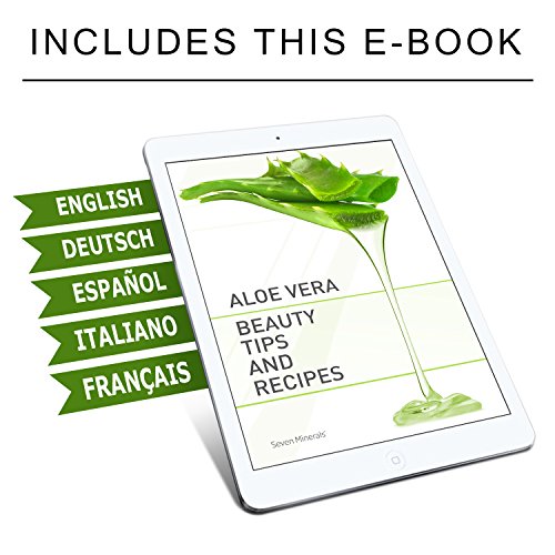 Organic Aloe Vera Gel with 100% Pure Aloe From Freshly Cut Aloe Plant, Not Po...