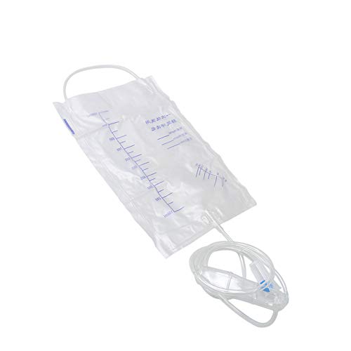 1000ml Clear Disposable Coffee Cleanse Detox Bags Silicone Bag Set with Tube ...