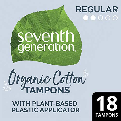 SEVENTH GENERATION Free & Clear Regular Tampons with Applicator, 18 CT