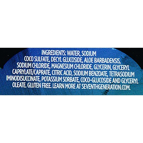 Seventh Generation Hand Soap, Free & Clean Unscented, 12 oz, 8 Pack (Packagin...