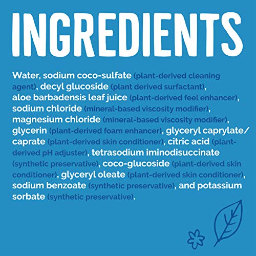 Seventh Generation Hand Soap, Free & Clean Unscented, 12 oz, 8 Pack (Packagin...