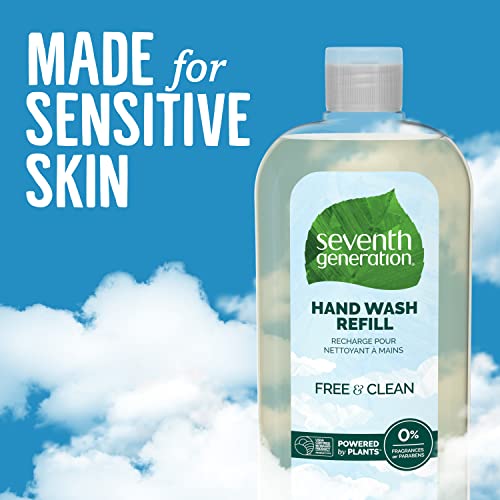 Seventh Generation Hand Wash Refill, Free & Clean Unscented, 24 fl oz