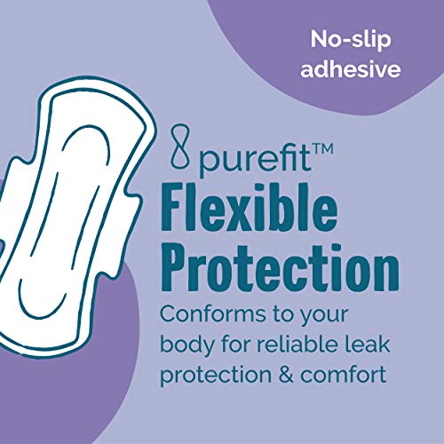 Seventh Generation Ultra Thin Pads, Overnight with Wings, Chlorine Free, 28 C...