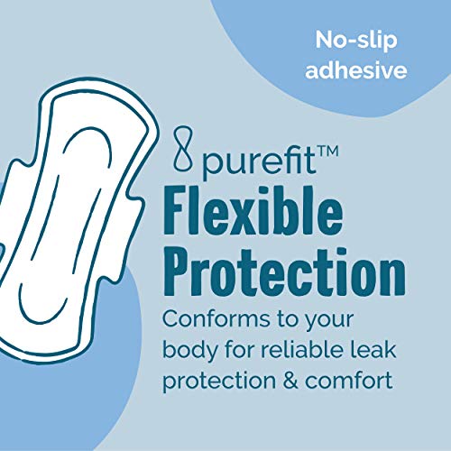 Seventh Generation Ultra Thin Pads with Wings, Regular Absorbency, Chlorine F...