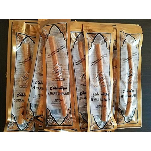 Sewak Al-Falah: Miswak (Traditional Natural Toothbrush) (10 Pack)