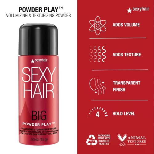 SexyHair Big Powder Play Volumizing & Texturizing Powder, 0.53 Oz | Colorless...