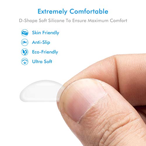 Silicone Adhesive Eyeglass Nose Pads - 20 Pairs Nose Pads for Eyeglasses