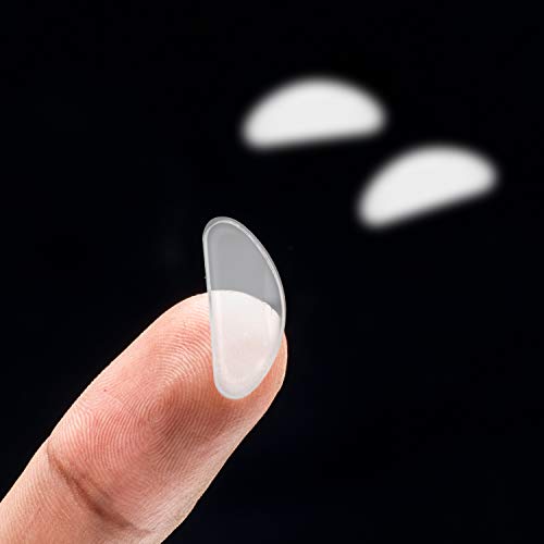 Silicone Adhesive Eyeglass Nose Pads - 20 Pairs Nose Pads for Eyeglasses