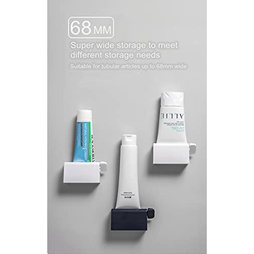 SFgyling 2PCS Toothpaste Tube Squeezers, Eco-Friendly Toothpaste Holder Dispe...