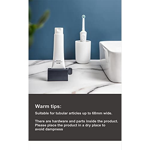 SFgyling 2PCS Toothpaste Tube Squeezers, Eco-Friendly Toothpaste Holder Dispe...