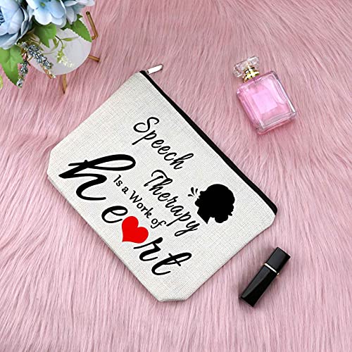 Speech Therapist Appreciation Gifts Makeup Bag Thank You Gift for Women Birth...