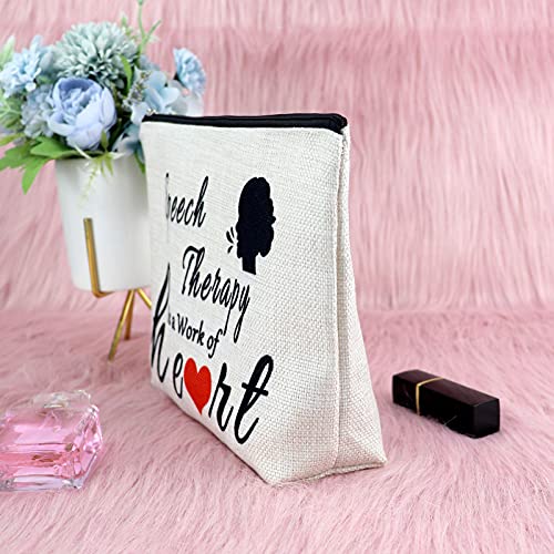 Speech Therapist Appreciation Gifts Makeup Bag Thank You Gift for Women Birth...