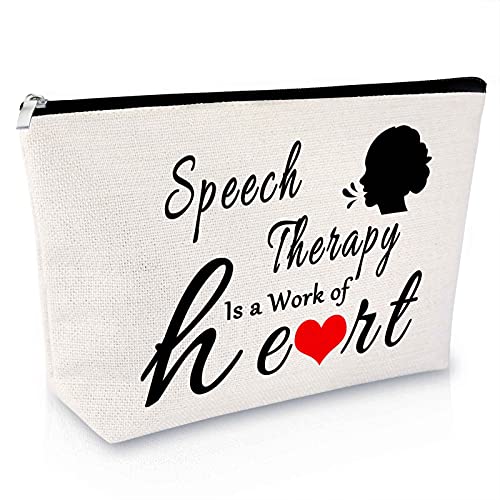 Speech Therapist Appreciation Gifts Makeup Bag Thank You Gift for Women Birth...