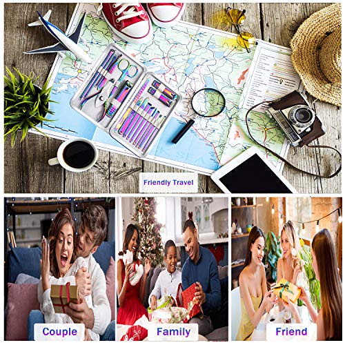 2020 New Rainbow Manicure Kits 18 Pcs Nail Clippers for Women Gift SFYDOM Wom...