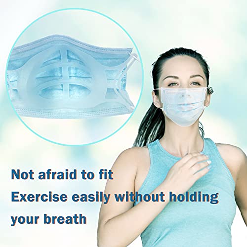 10 Pieces Mask Bracket Face Mask Bracket 3D Internal Support Frame Lipstick P...