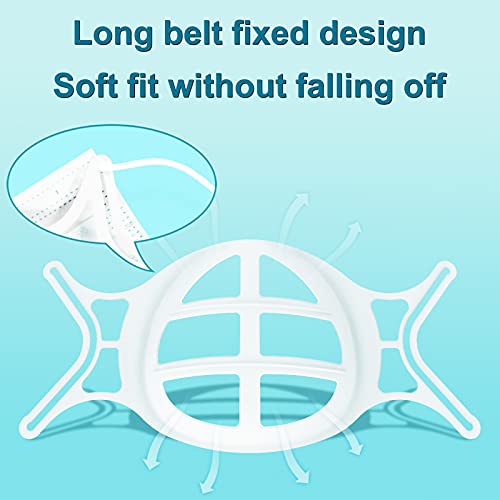 10 Pieces Mask Bracket Face Mask Bracket 3D Internal Support Frame Lipstick P...