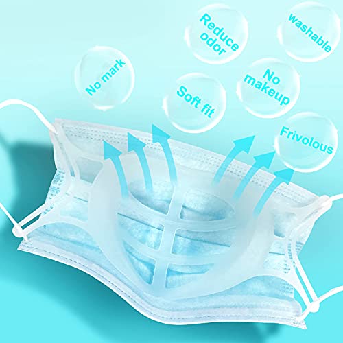 10 Pieces Mask Bracket Face Mask Bracket 3D Internal Support Frame Lipstick P...