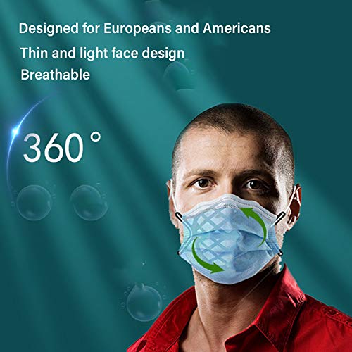 4 Pack Face Mask Bracket Large 3D Silicone Mask Bracket with Ear Loops Intern...