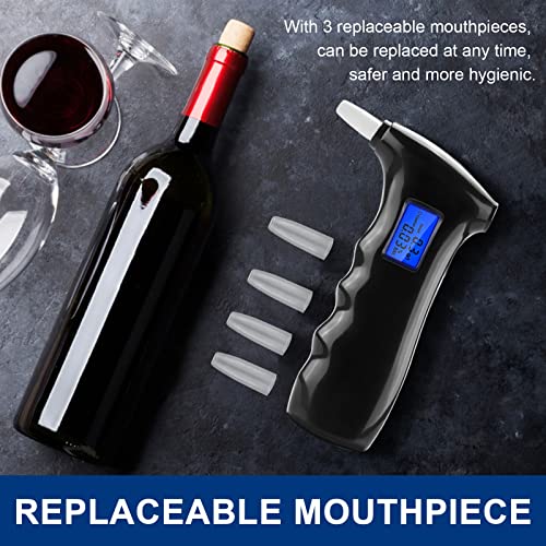 Breathalyzer, Portable Breath Alcohol Tester, Professional-Grade Accuracy Bre...