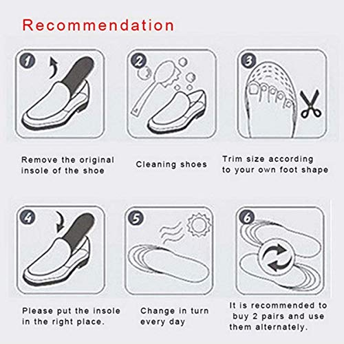 Height Increase Insoles Air Taller Cushion Shoes Insoles 4-Layer Heel Insert ...