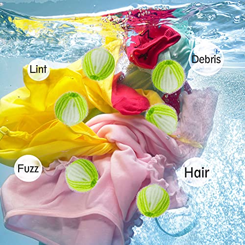 Pet Hair Remover for Laundry, 12Pcs Reusable Lint Remover Balls for Laundry