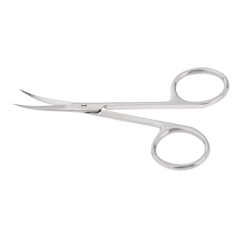 shamjina Cuticle Scissors Stainless Steel Curved Portable Safety Use Multi-Pu...