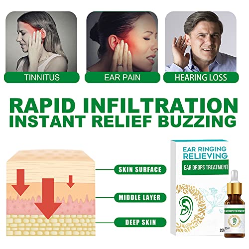 shangdi Ear Drop Ear Oil Ring Relief for Ringing in The Ears Hard of Hearing ...