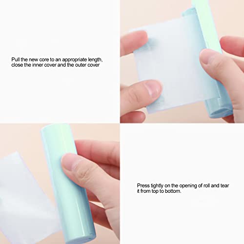 Oil absorbent paper, replaceable blotting paper for daily cleaning Fruit gree...