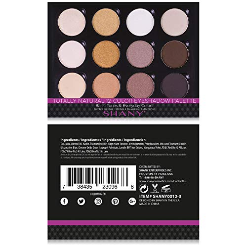 SHANY 12 Colors Eye shadow Palette - Everyday Natural Look