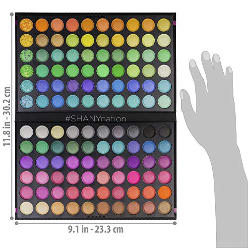 SHANY 120 Colors Eye shadow Palette, Bold and Bright Collection, Vivid Colors