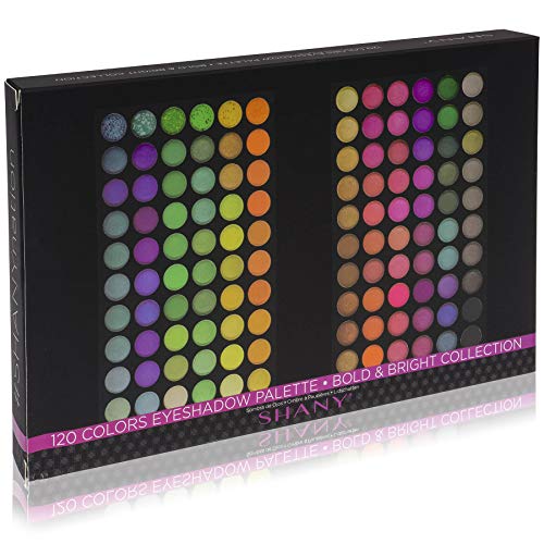 SHANY 120 Colors Eye shadow Palette, Bold and Bright Collection, Vivid Colors