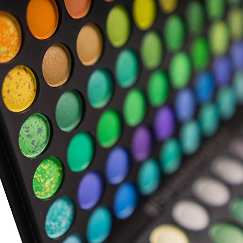 SHANY 120 Colors Eye shadow Palette, Bold and Bright Collection, Vivid Colors