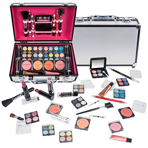 SHANY Carry All Makeup Train Case with Pro Makeup and Reusable Aluminum Case ...