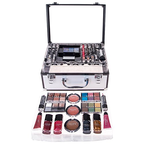 SHANY Carry All Trunk Makeup Set (Eye shadow palette/Blushes/Powder/Nail Poli...