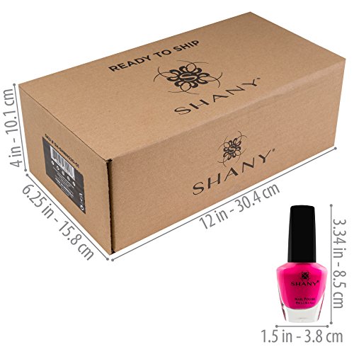 SHANY Cosmopolitan Nail Polish set - Pack of 24 Colors - Premium Quality & Qu...