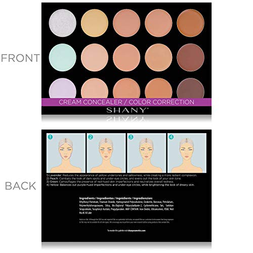 SHANY Cream Concealer/Camouflage Color Correcting Palette - Layer 2 - Refill ...