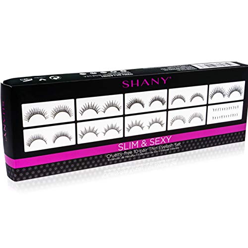 SHANY Eyelash extend - set of 10 assorted reusable eyelashes - Thin Collection