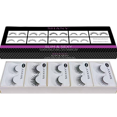 SHANY Eyelash extend - set of 10 assorted reusable eyelashes - Thin Collection