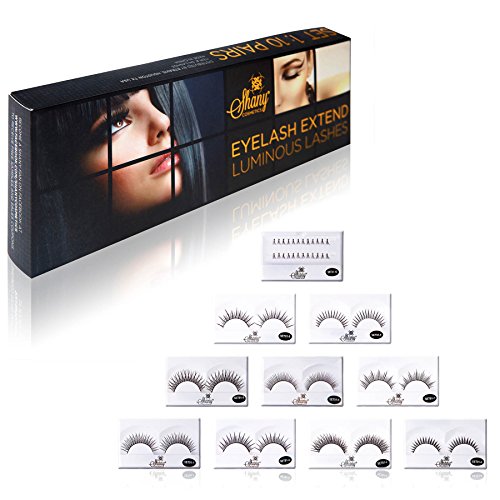 SHANY Eyelash extend - set of 10 assorted reusable eyelashes - Thin Collection