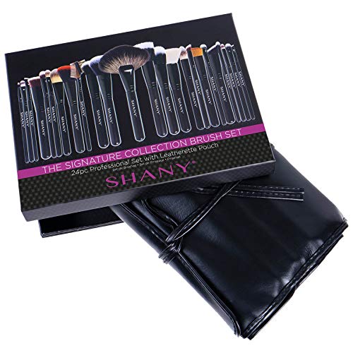 SHANY The Masterpiece Pro Signature Brush Set - 24pcs Handmade Natural/Synthe...