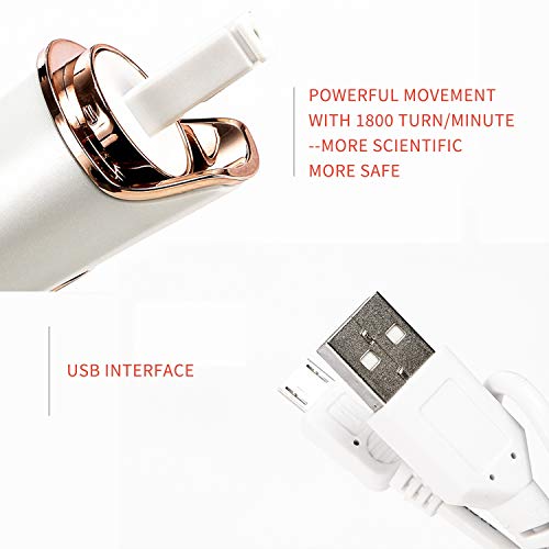 Premium Electric Manicure Pedicure Tool, Rechargeable Nail Buffer and Polishe...