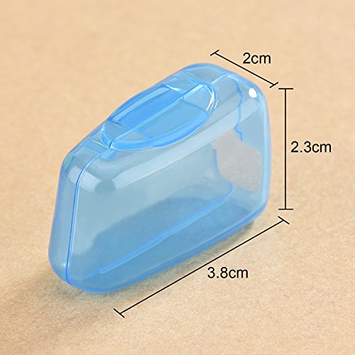 10 Pieces Travel Portable Toothbrush Head Covers Toothbrush Protective Case (...